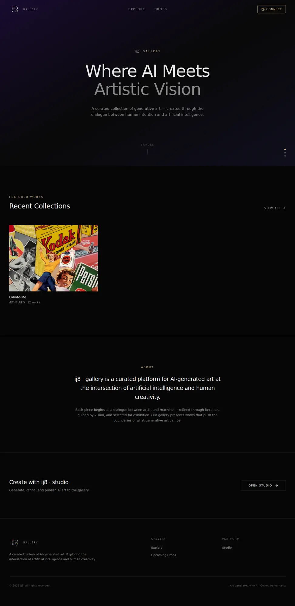 The ij8 NFT gallery